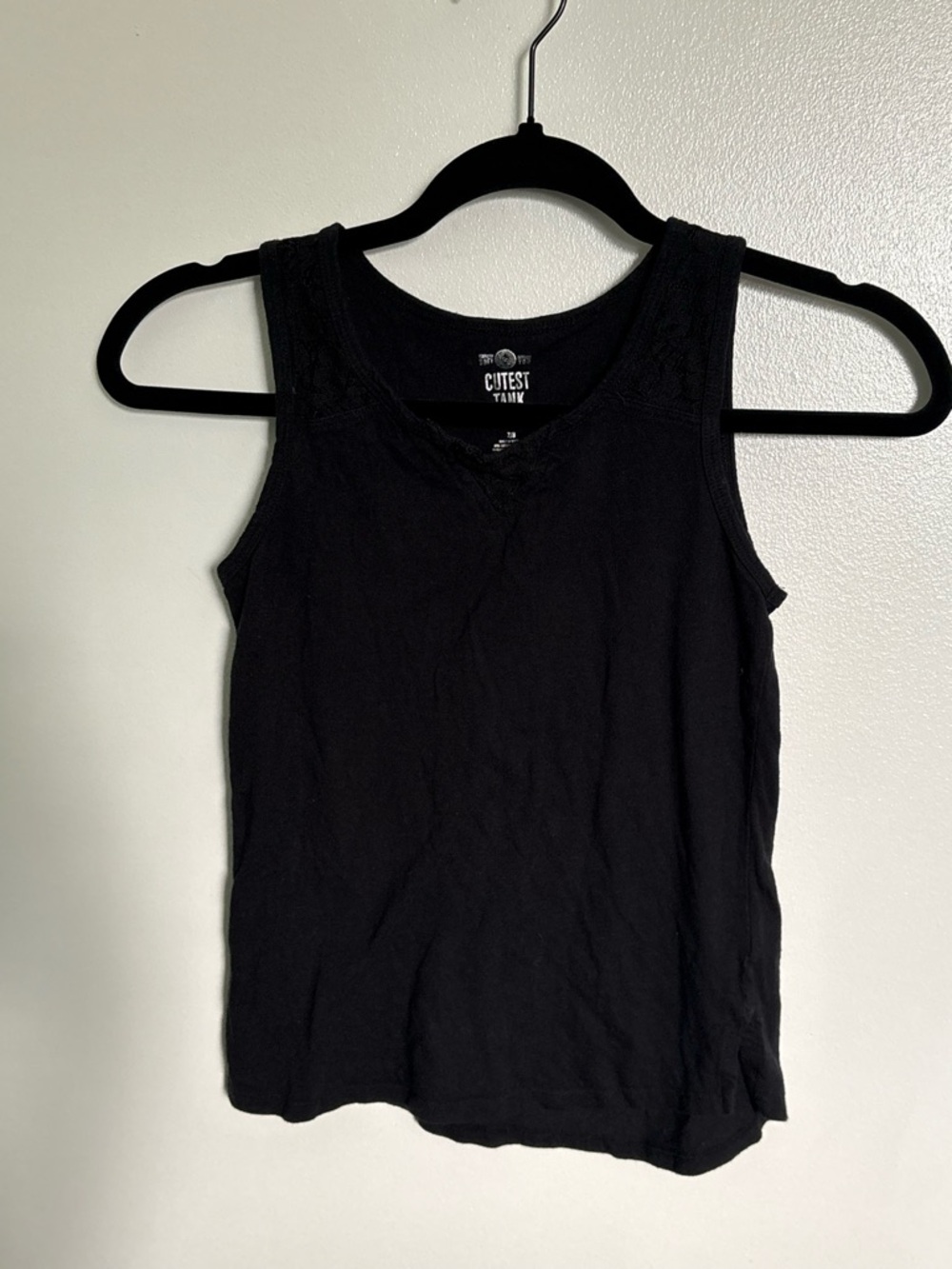 SO Black Tank Top for Women